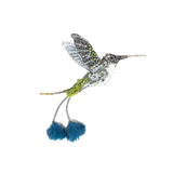 Marvelous Spatuletail Bird  Brooch | Trovelore