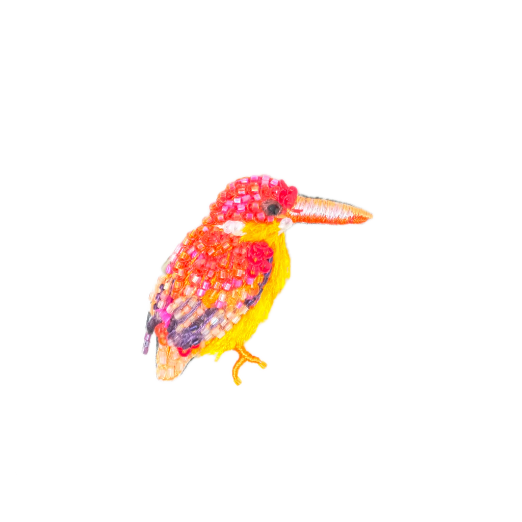 Oriental Dwarf Kingfisher Brooch | Trovelore