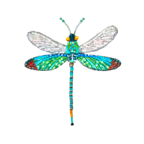 Oriental Greenwing Dragonfly Brooch | Trovelore