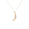 Crescent & Diamond Necklace