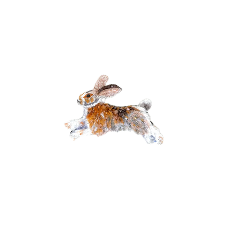 Rabbit Run Brooch | Trovelore