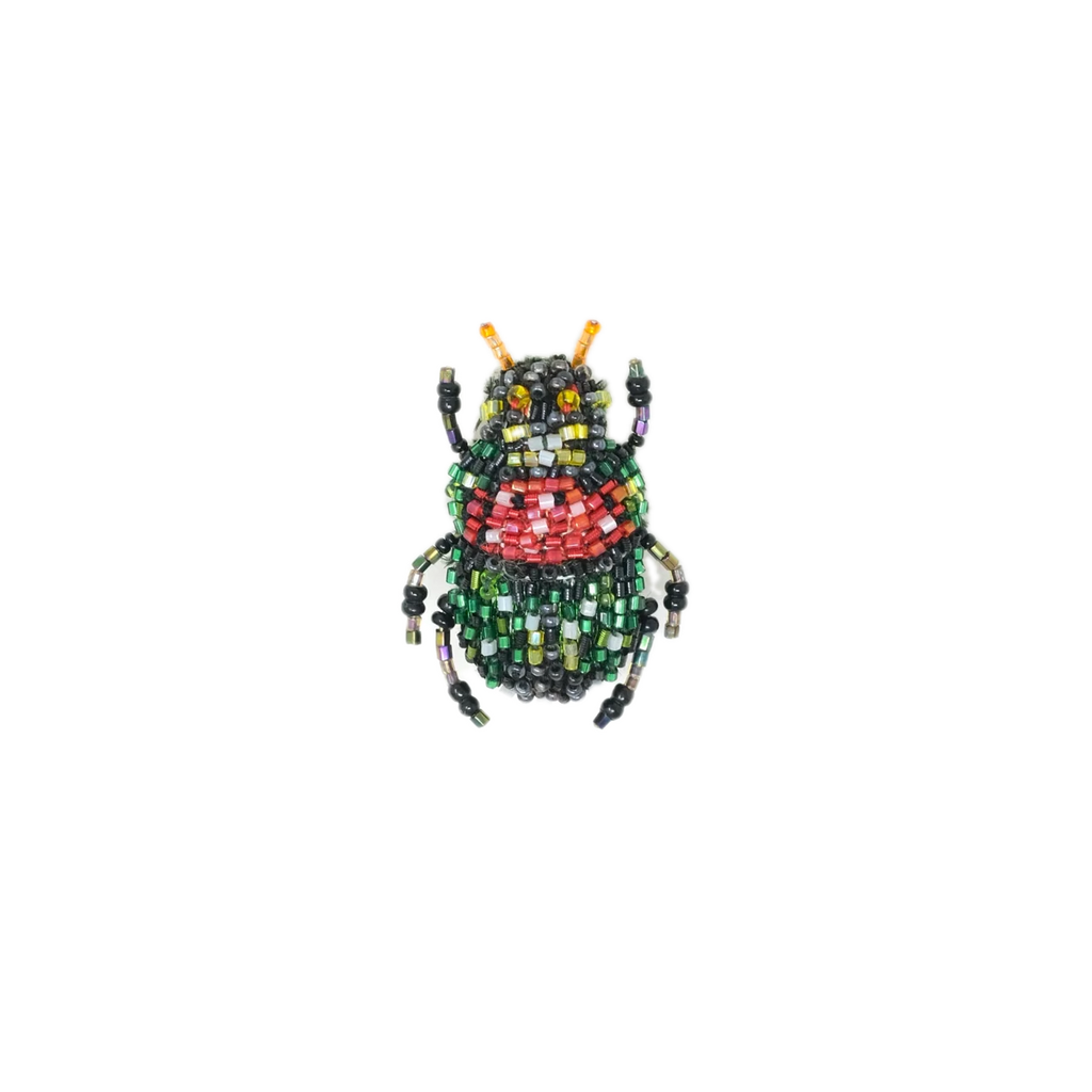 Rainbow Scarab Brooch | Trovelore