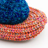 Super Mix Pom Knit Slippers | Red