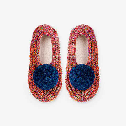 Moroccan Decorative Bohemian Slippers | Terracotta