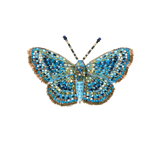 Rounded Metalmark Butterfly Brooch | Trovelore