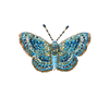 Rounded Metalmark Butterfly Brooch | Trovelore