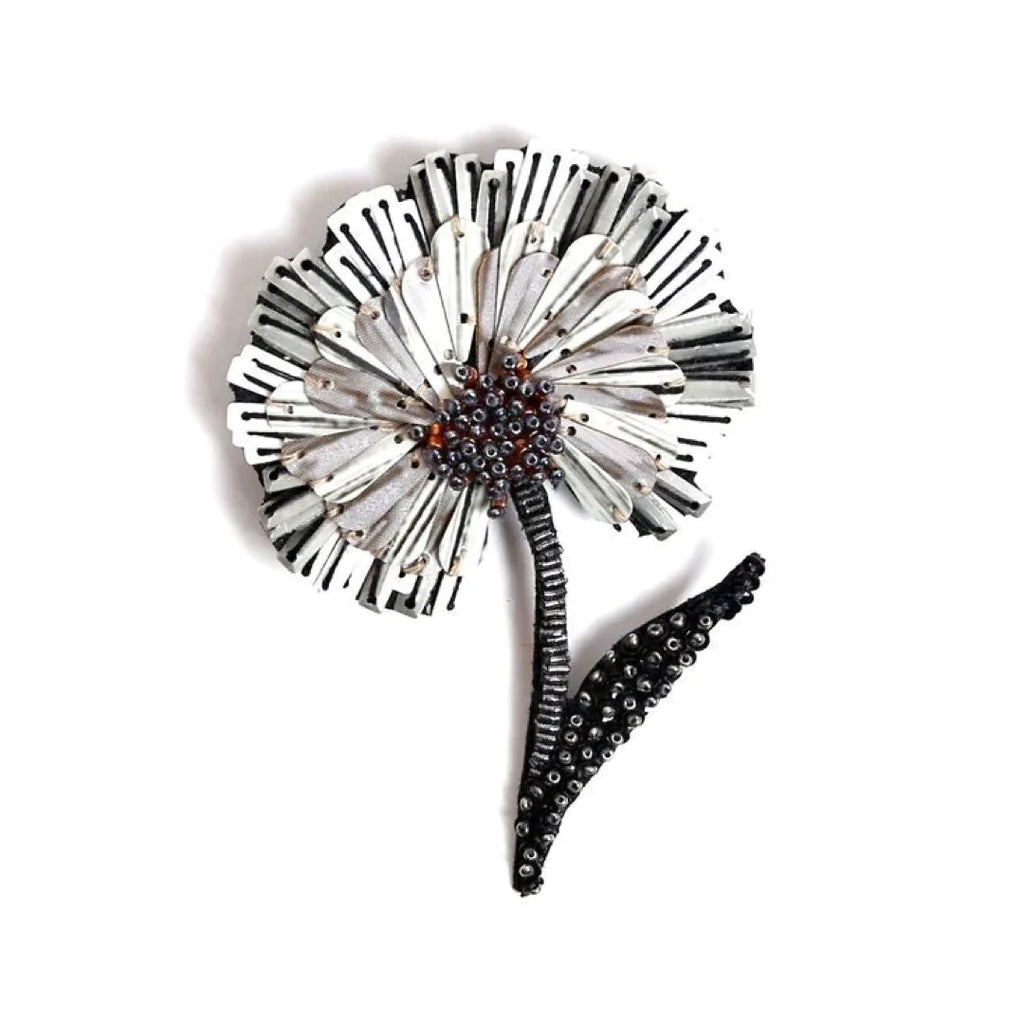 Ruffled Flower Brooch | Trovelore