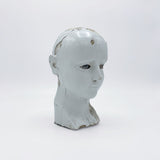 Antique Lacquered Glass Eye Santos (Saint) Head I
