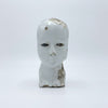 Antique Lacquered Glass Eye Santos (Saint) Head I