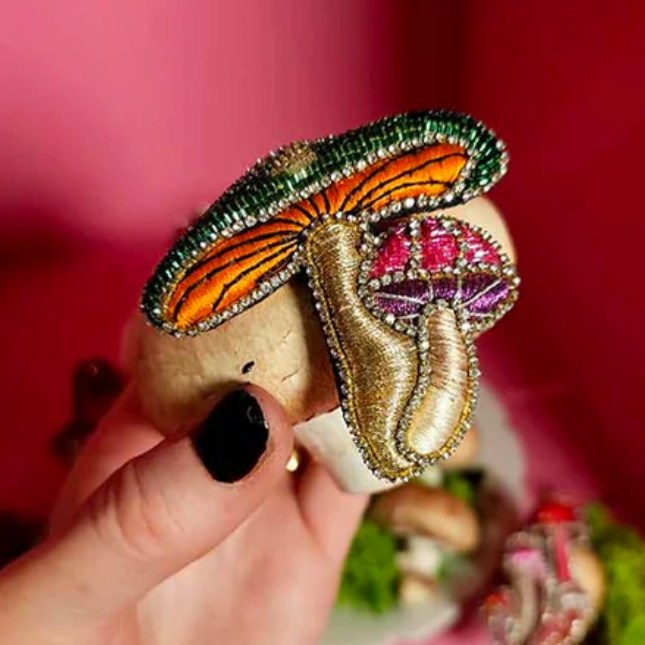 Penny Bun Mushroom Brooch | Céleste Mogador