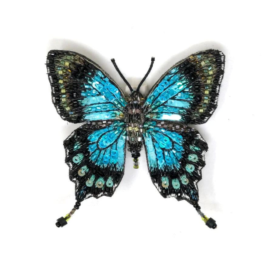 Sea Green Swallowtail Brooch | Trovelore