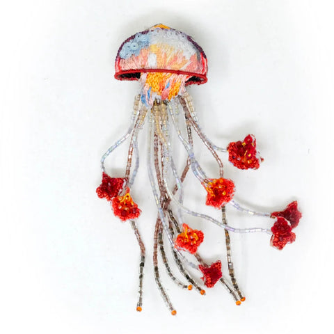 Sea Nettle Jellyfish Brooch | Trovelore