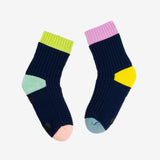 Unisex Spot House Socks | Navy