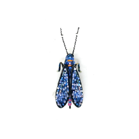 Stained Skywing Fly Brooch  Brooch | Trovelore