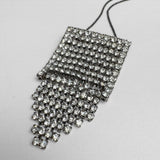 Vintage Deco Stepped Diamanté Pendant
