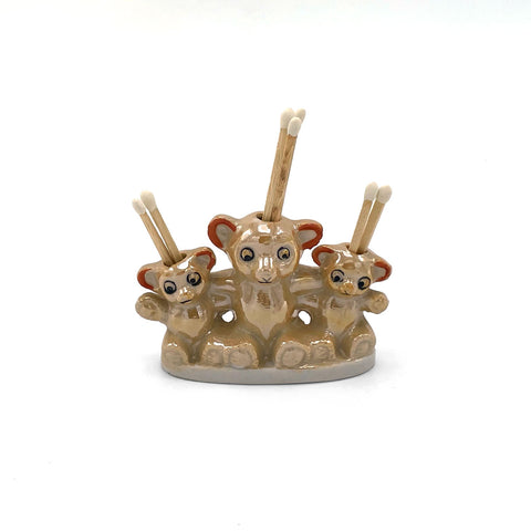 Handmade Japanese Wooden Figurine | Bear