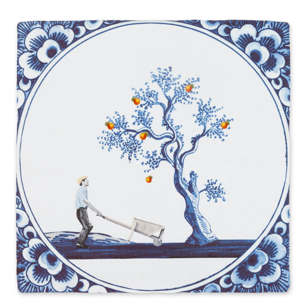 Apple Doesn't Fall Far From The Tree Ceramic Tile Art | Netherlands