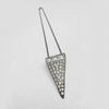 1920s One of a Kind Antique Deco Triangle Diamanté Pendant