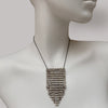 Vintage Deco Stepped Diamanté Pendant