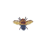 Blue Banded Bee Brooch | Trovelore