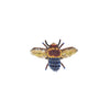 Blue Banded Bee Brooch | Trovelore