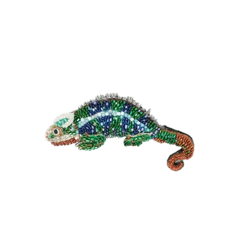 Colorful Chameleon Brooch | Trovelore