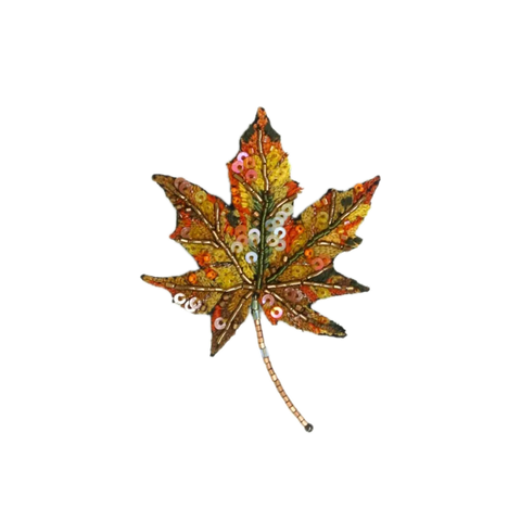 North Wind Maple Leaf Brooch | Trovelore