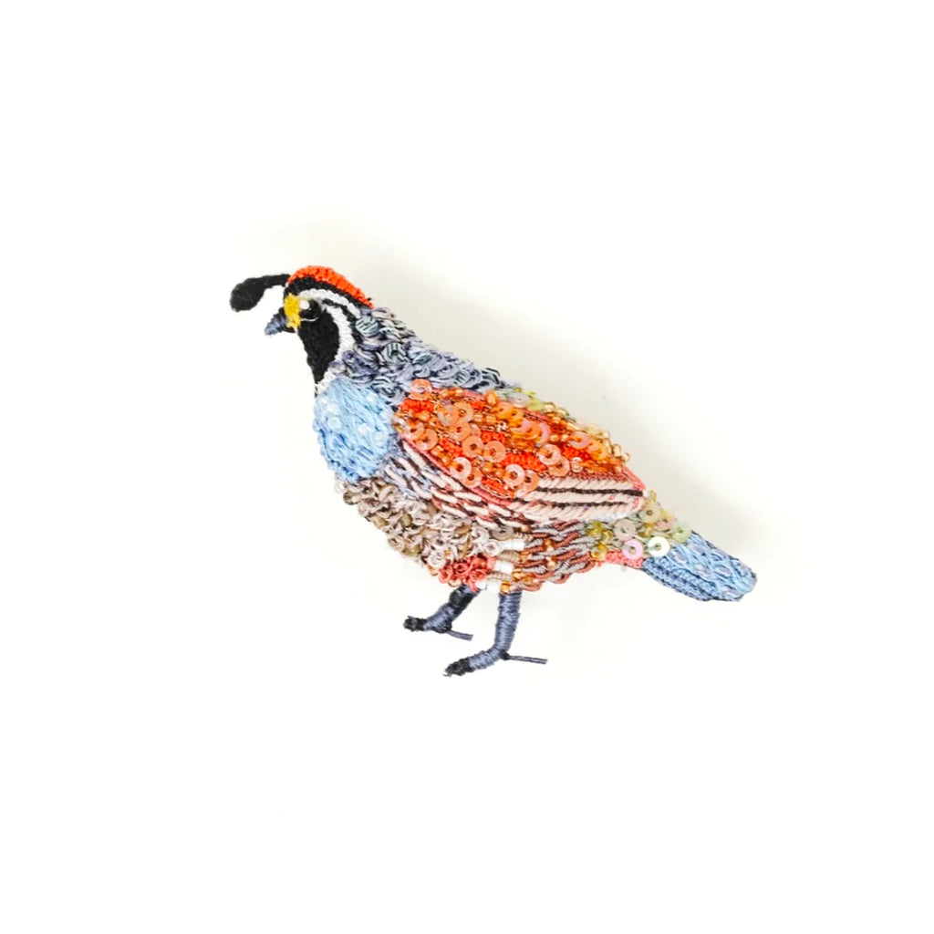 Valley Quail Brooch | Trovelore