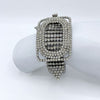 Vintage Show Stopper Diamante Buckle Bracelet Rhinestone