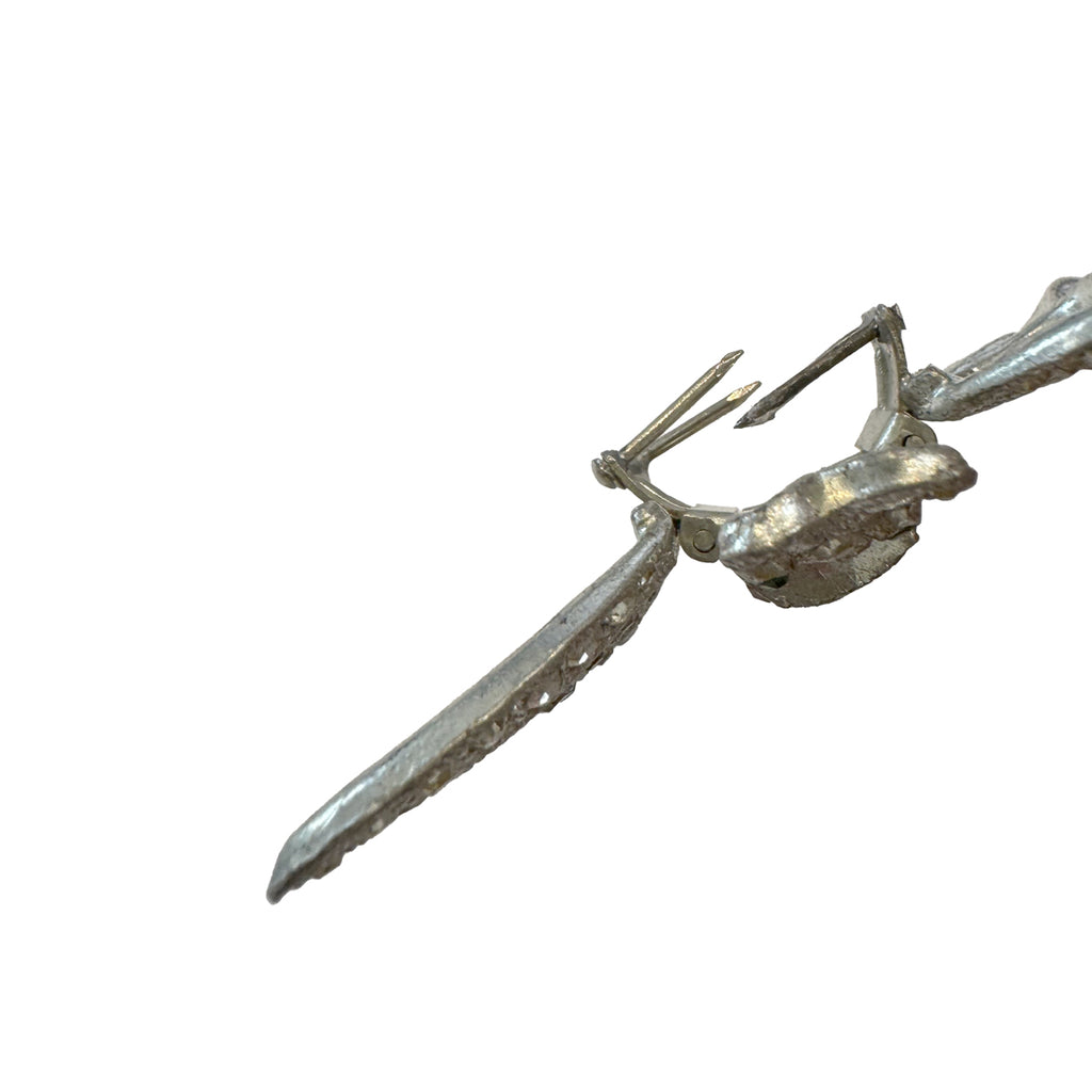 Rare Diamante Moth Brooch | Vintage