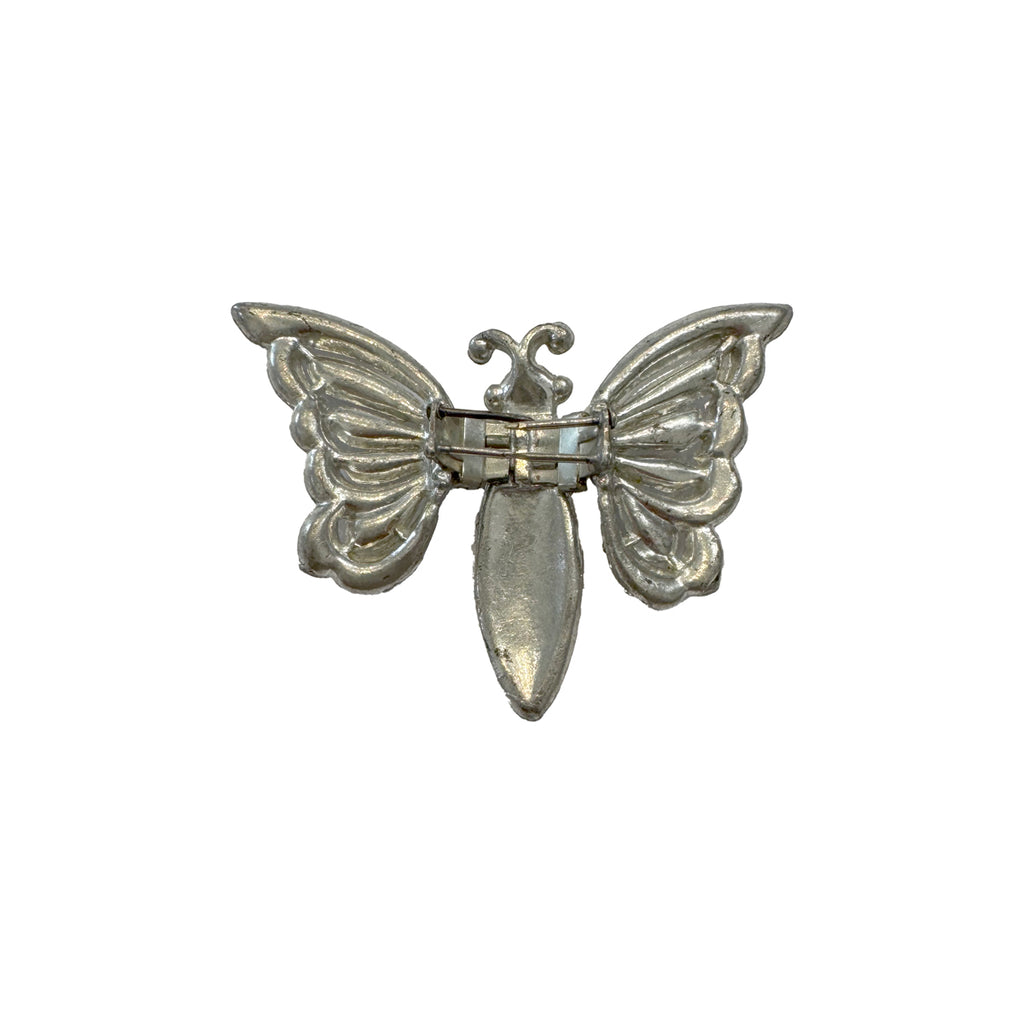 Rare Diamante Moth Brooch | Vintage