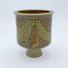 Vintage Footed Ceramic Vase