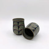 Vintage Japanese Striped Tea | Sake | Wine Cups