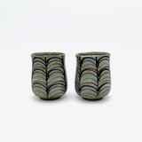 Vintage Japanese Striped Tea | Sake | Wine Cups