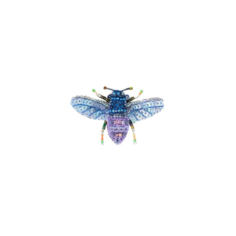 Green Crowned Woodnymph Brooch | Trovelore