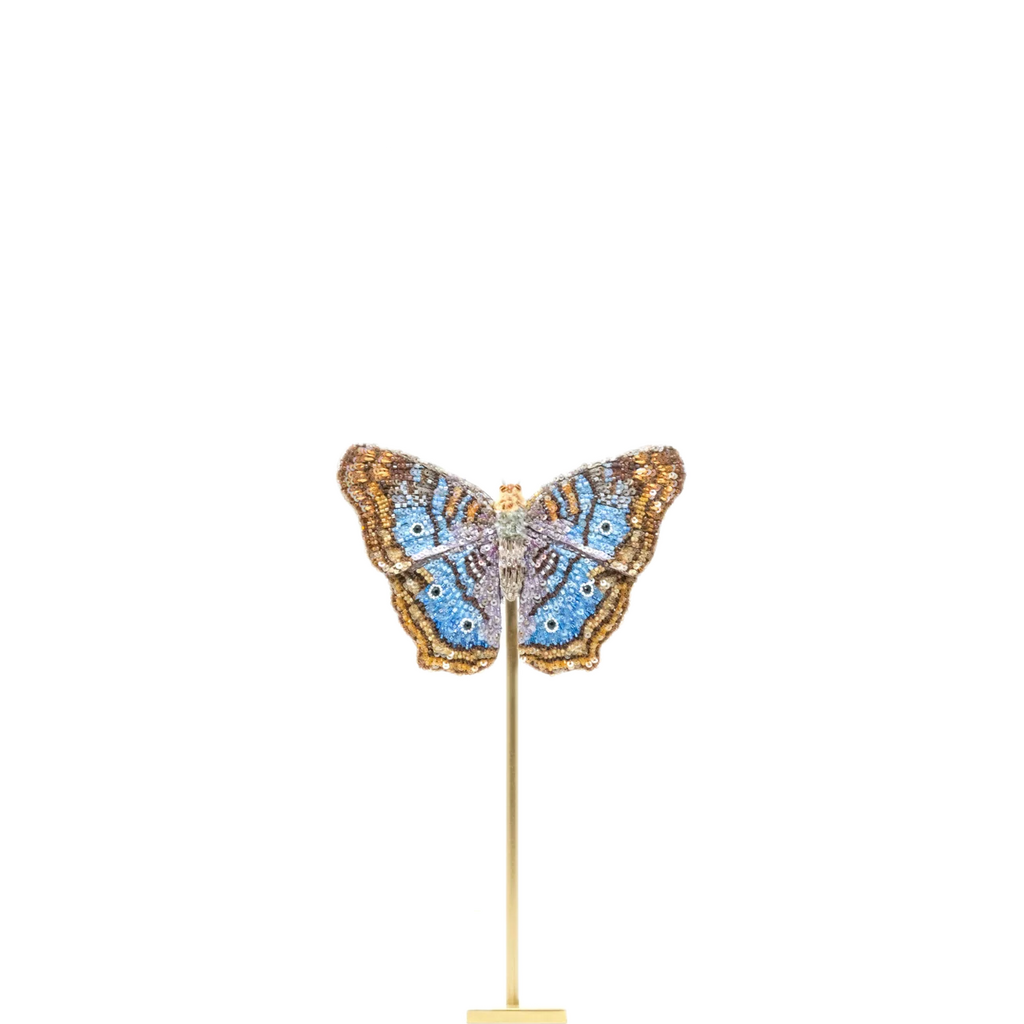 White Peacock Butterfly Object Art | Trovelore
