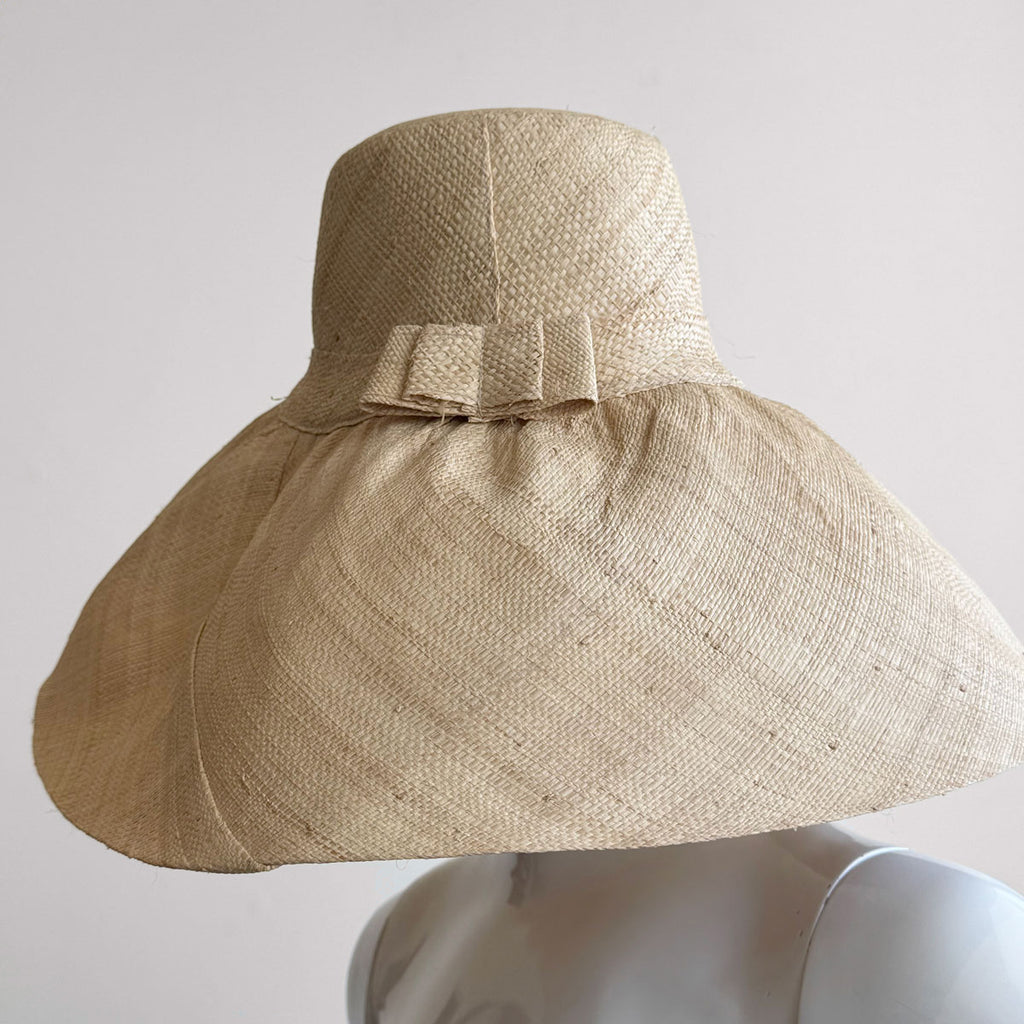 Wide Brim Straw Hat | Natural