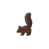 Wooden Squirrel Brooch | Vintage