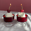 Dark Cherry Birthday Candles Set of 10 | Beeswax