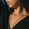 Prayer Flag Necklace | Black