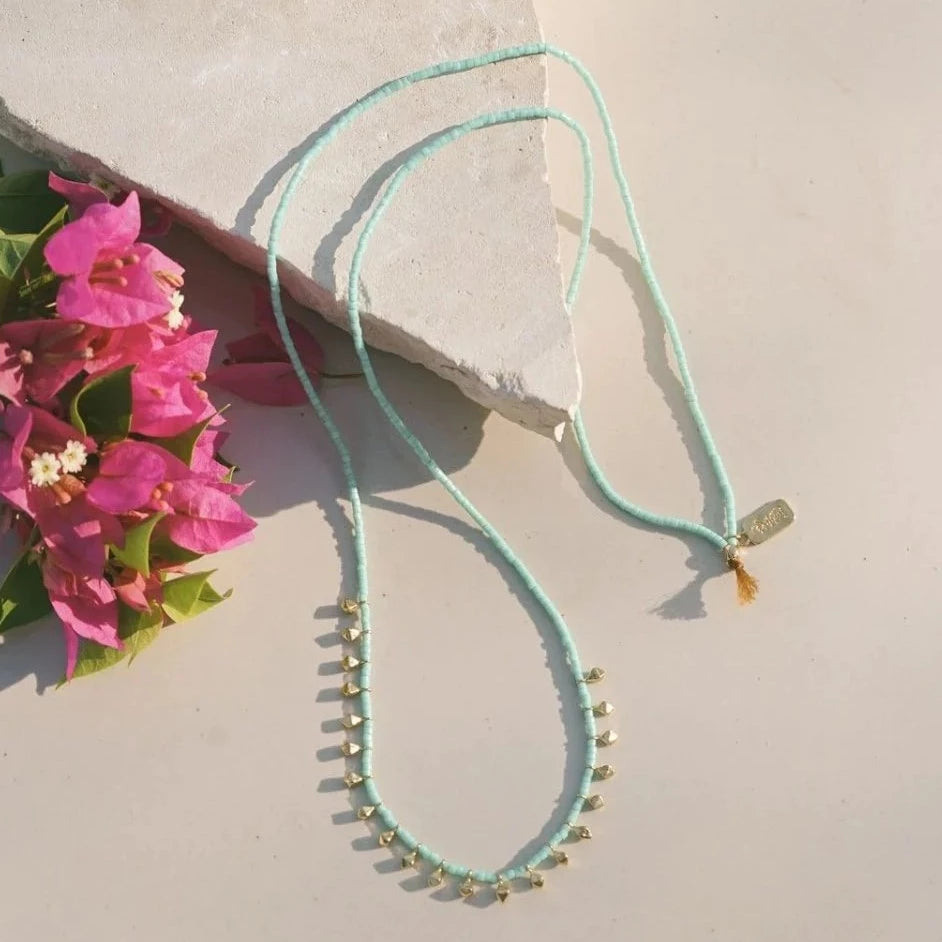 Small Rain Necklace | Catalina Blue