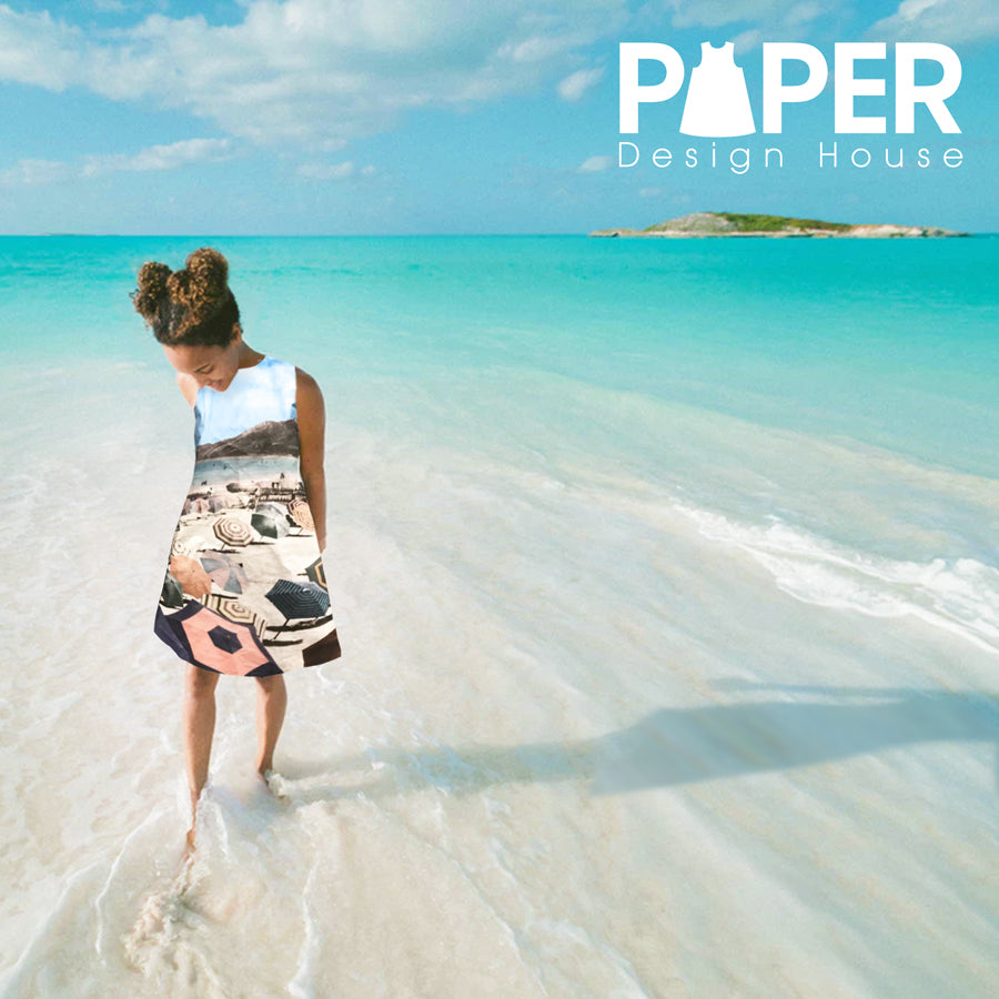 By the Sea: Paper Beach Scene