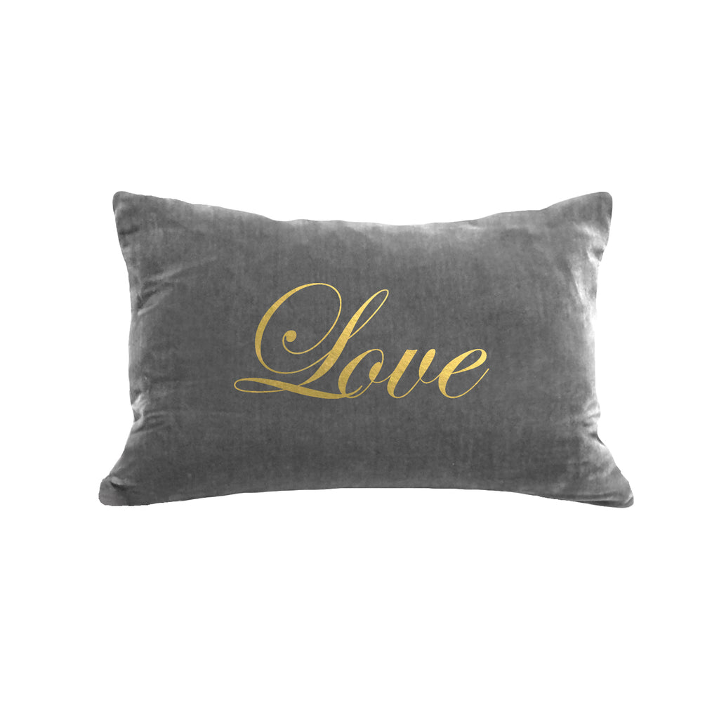 Script Love Pillow