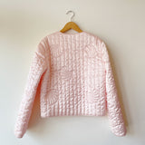 60s Pastel Pink Bullock's Wilshire Bed Jacket