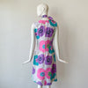 70s Sleeveless 'POP' Poppy Floral Dress