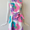 70s Sleeveless 'POP' Poppy Floral Dress