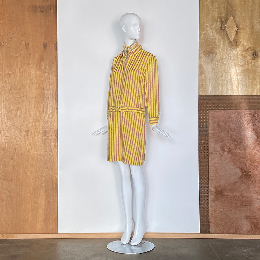 70s Corky Craig Striped Dress Ige Design