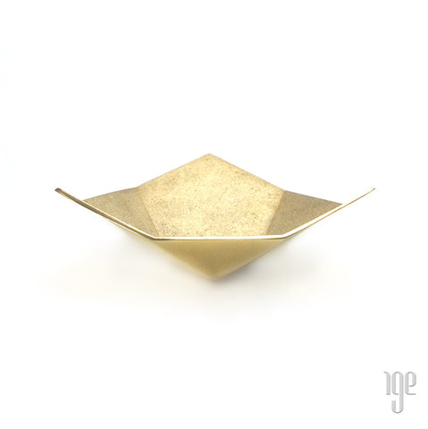 AKMD Brass Origami Bowls (II) - med (II)