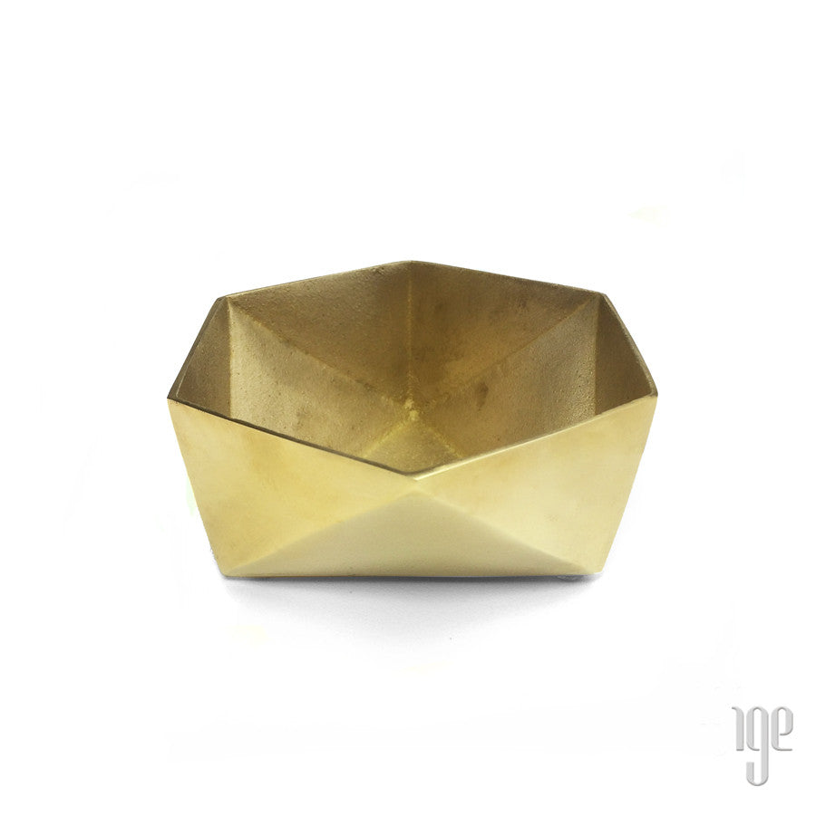 AKMD Brass Origami Bowls (II) - sm (I)