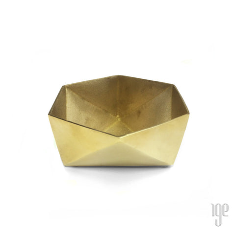 AKMD Brass Origami Bowls (I) - sm (I)